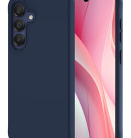 NoXx NoXx Samsung Galaxy A15 Hoesje Siliconen - Donkerblauw