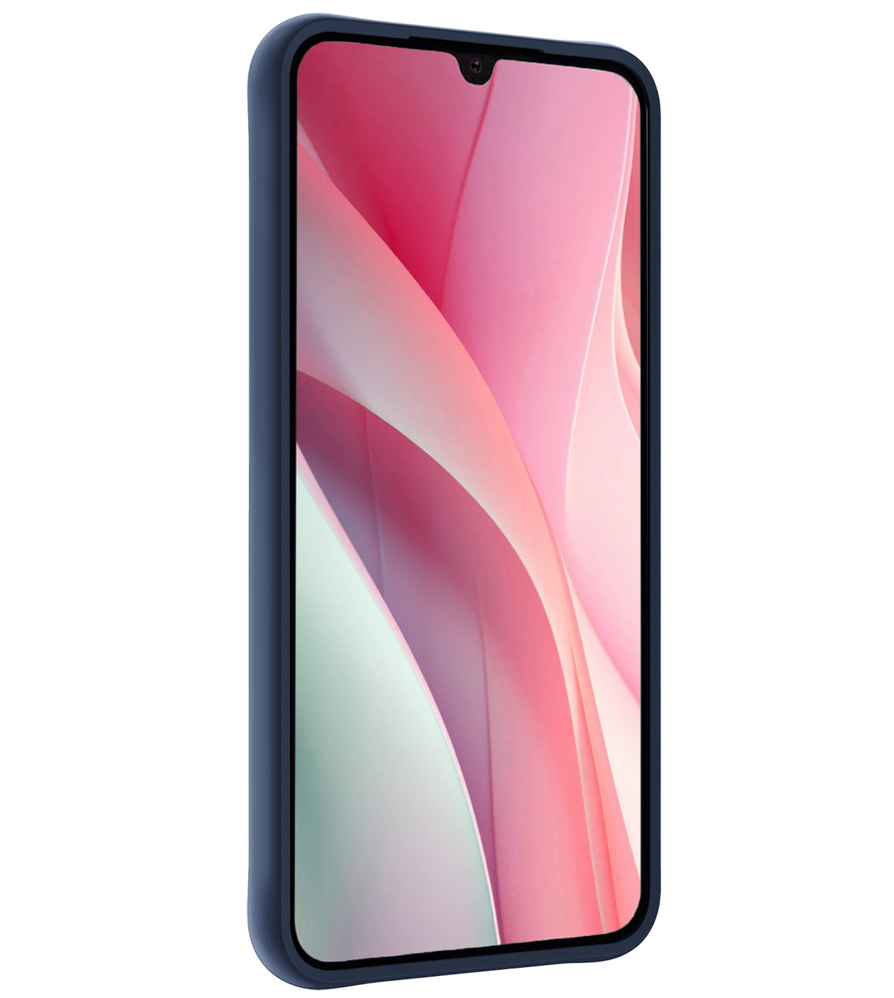 NoXx Hoes Geschikt voor Samsung A15 Hoesje Cover Siliconen Back Case Hoes - Donkerblauw