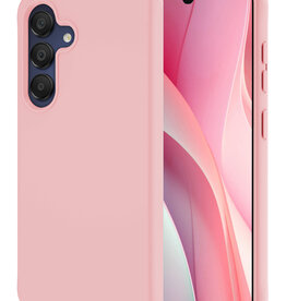 NoXx NoXx Samsung Galaxy A15 Hoesje Siliconen - Lichtroze