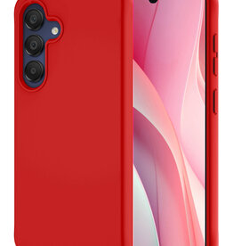 NoXx NoXx Samsung Galaxy A15 Hoesje Siliconen - Rood