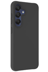 NoXx Hoes Geschikt voor Samsung A15 Hoesje Cover Siliconen Back Case Hoes - Zwart - 2x