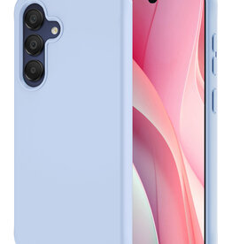 NoXx NoXx Samsung Galaxy A15 Hoesje Siliconen - Lichtblauw