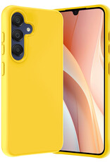 Nomfy Hoesje Geschikt voor Samsung A15 Hoesje Siliconen Cover Case - Hoes Geschikt voor Samsung Galaxy A15 Hoes Back Case - Geel