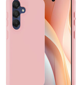 Nomfy Nomfy Samsung Galaxy A15 Hoesje Siliconen - Lichtroze