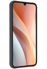 Nomfy Hoesje Geschikt voor Samsung A15 Hoesje Siliconen Cover Case - Hoes Geschikt voor Samsung Galaxy A15 Hoes Back Case - Zwart