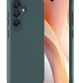Nomfy Nomfy Samsung Galaxy A15 Hoesje Siliconen - Donkergroen