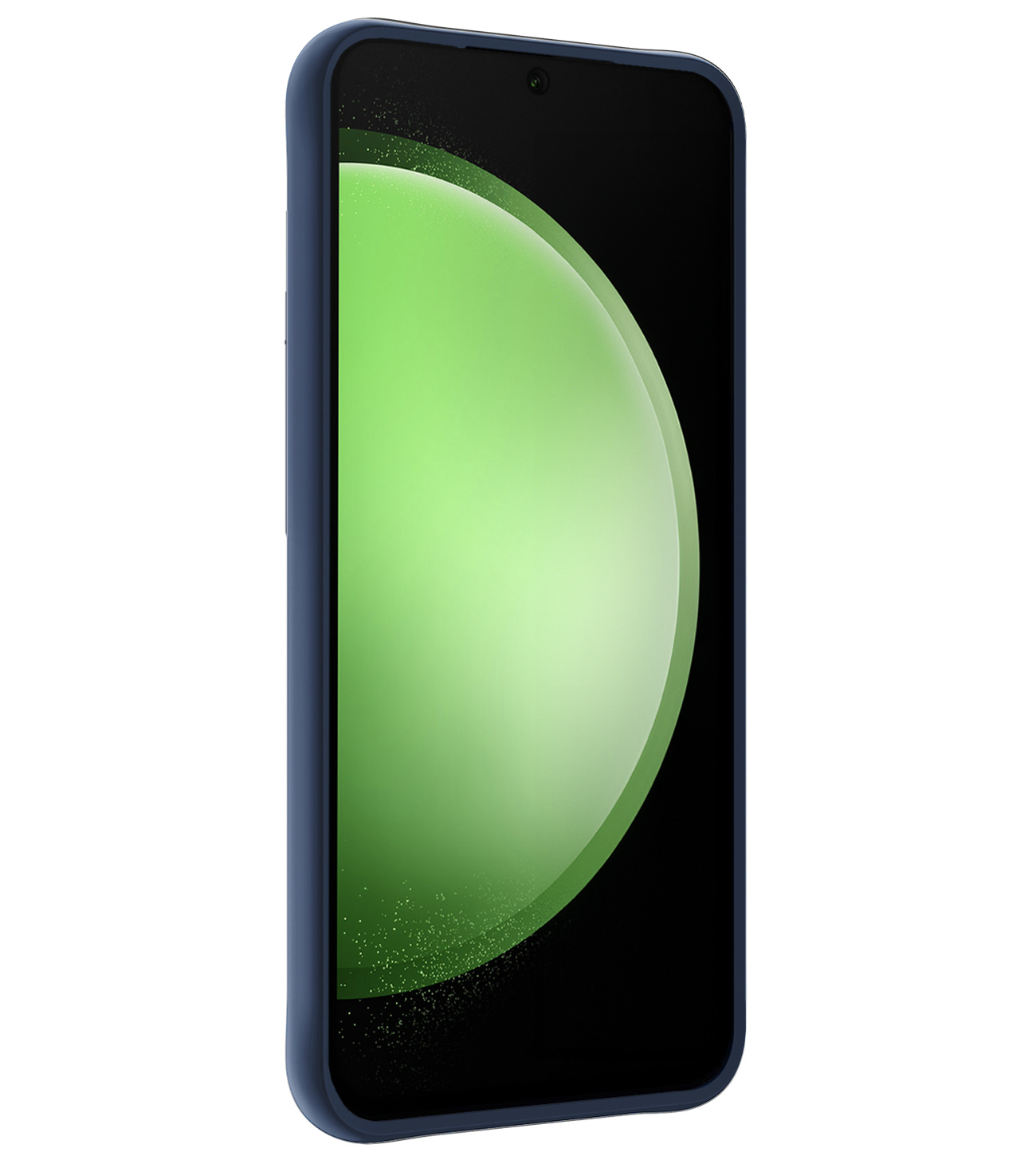 BASEY. Hoes Geschikt voor Samsung S23 FE Hoesje Siliconen Back Cover Case - Hoesje Geschikt voor Samsung Galaxy S23 FE Hoes Cover Hoesje - Donkerblauw - 2 Stuks