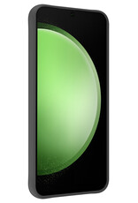 BASEY. Hoes Geschikt voor Samsung S23 FE Hoesje Siliconen Back Cover Case - Hoesje Geschikt voor Samsung Galaxy S23 FE Hoes Cover Hoesje - Zwart - 2 Stuks