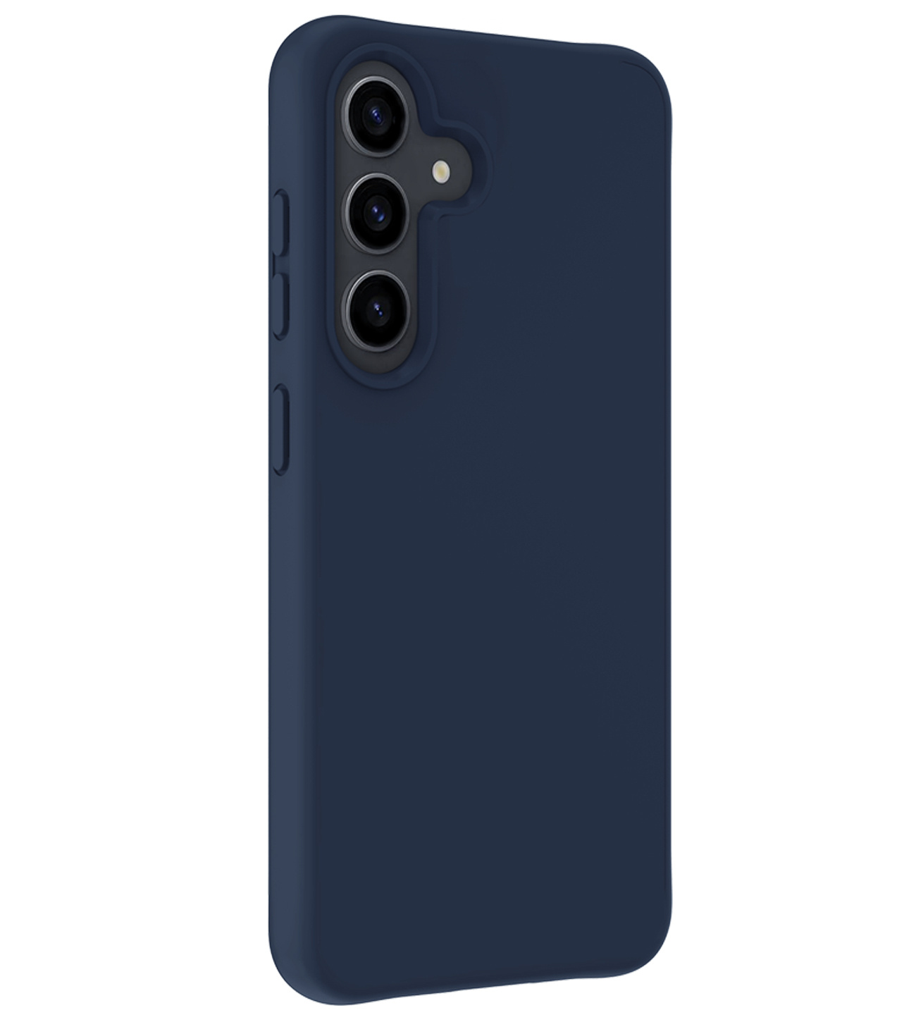 NoXx Hoes Geschikt voor Samsung S23 FE Hoesje Cover Siliconen Back Case Hoes - Donkerblauw