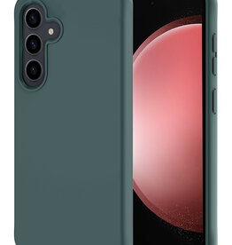 NoXx NoXx Samsung Galaxy S23 FE Hoesje Siliconen - Donkergroen