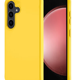 NoXx NoXx Samsung Galaxy S23 FE Hoesje Siliconen - Geel