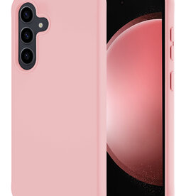 NoXx NoXx Samsung Galaxy S23 FE Hoesje Siliconen - Lichtroze