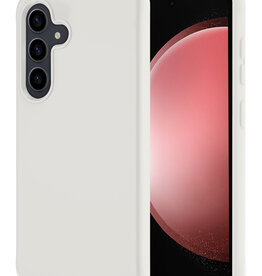 NoXx NoXx Samsung Galaxy S23 FE Hoesje Siliconen - Wit