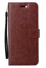 BASEY. Hoes Geschikt voor Samsung S23 FE Hoesje Bookcase Hoes Flip Case Book Cover - Hoesje Geschikt voor Samsung Galaxy S23 FE Hoes Book Case Hoesje - Bruin