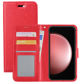 NoXx NoXx Samsung Galaxy S23 FE Hoesje Bookcase - Rood