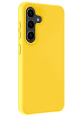 Nomfy Hoesje Geschikt voor Samsung S23 FE Hoesje Siliconen Cover Case - Hoes Geschikt voor Samsung Galaxy S23 FE Hoes Back Case - Geel
