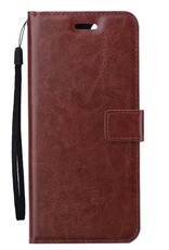 Nomfy Hoesje Geschikt voor Samsung S23 FE Hoes Bookcase Flipcase Book Cover - Hoes Geschikt voor Samsung Galaxy S23 FE Hoesje Book Case - Bruin