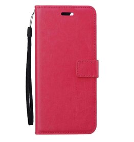 Nomfy Nomfy Samsung Galaxy S23 FE Hoesje Bookcase - Donkerroze