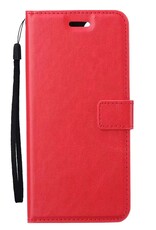 Nomfy Hoesje Geschikt voor Samsung S23 FE Hoes Bookcase Flipcase Book Cover - Hoes Geschikt voor Samsung Galaxy S23 FE Hoesje Book Case - Rood
