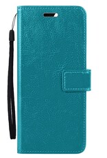 Nomfy Hoesje Geschikt voor Samsung S23 FE Hoes Bookcase Flipcase Book Cover - Hoes Geschikt voor Samsung Galaxy S23 FE Hoesje Book Case - Turquoise