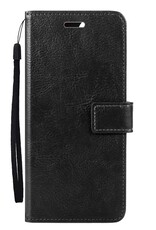 Nomfy Hoesje Geschikt voor Samsung S23 FE Hoes Bookcase Flipcase Book Cover - Hoes Geschikt voor Samsung Galaxy S23 FE Hoesje Book Case - Zwart