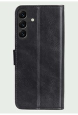 BASEY. Hoes Geschikt voor Samsung S23 FE Hoesje Bookcase Hoes Flip Case Book Cover Met Screenprotector - Hoesje Geschikt voor Samsung Galaxy S23 FE Hoes Book Case Hoesje - Zwart