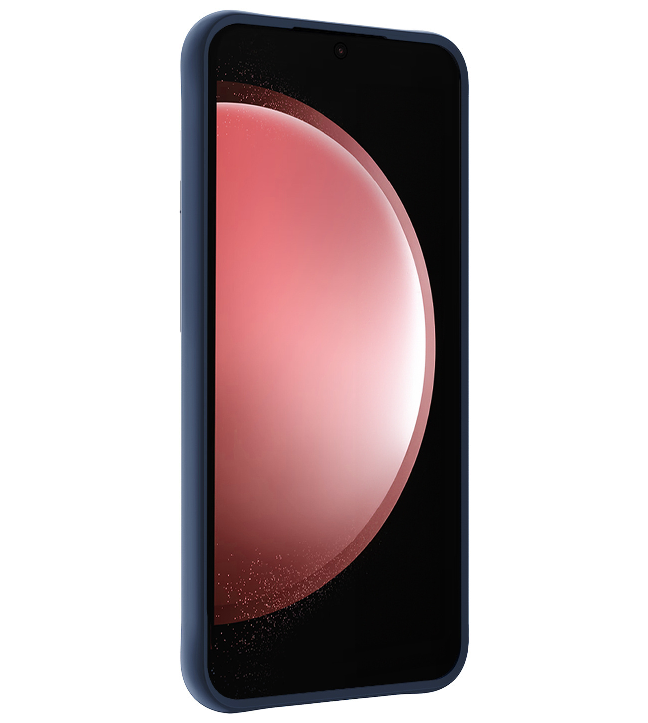 NoXx Hoes Geschikt voor Samsung S23 FE Hoesje Cover Siliconen Back Case Hoes Met 2x Screenprotector - Donkerblauw