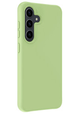 NoXx Hoes Geschikt voor Samsung S23 FE Hoesje Cover Siliconen Back Case Hoes Met 2x Screenprotector - Groen