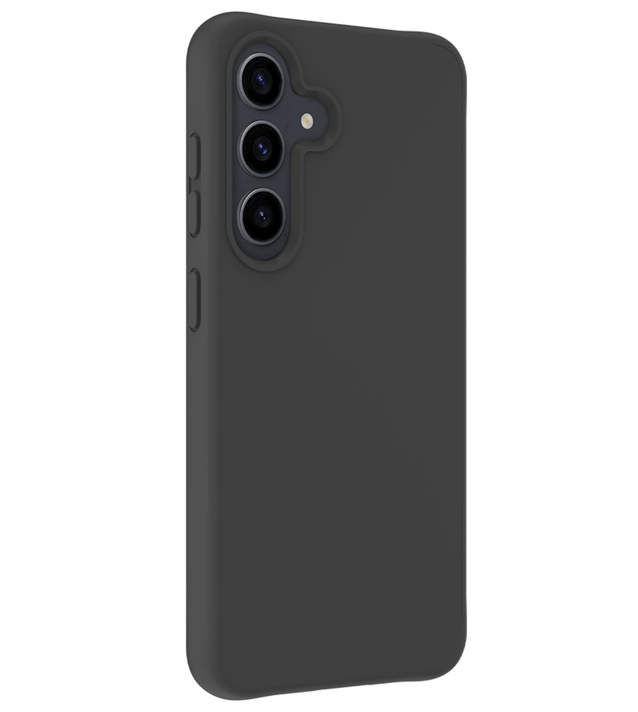 NoXx Hoes Geschikt voor Samsung S23 FE Hoesje Cover Siliconen Back Case Hoes Met 2x Screenprotector - Zwart