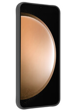 Nomfy Hoesje Geschikt voor Samsung S23 FE Hoesje Siliconen Cover Case Met 2x Screenprotector - Hoes Geschikt voor Samsung Galaxy S23 FE Hoes Back Case - Zwart