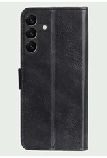 BASEY. Hoes Geschikt voor Samsung S23 FE Hoesje Bookcase Hoes Flip Case Book Cover Met 2x Screenprotector - Hoesje Geschikt voor Samsung Galaxy S23 FE Hoes Book Case Hoesje - Zwart