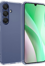 BASEY. Hoes Geschikt voor Samsung A15 Hoesje Siliconen Back Cover Case - Hoesje Geschikt voor Samsung Galaxy A15 Hoes Cover Hoesje - Transparant