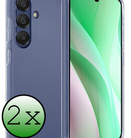 BASEY. BASEY. Samsung Galaxy A15 Hoesje Siliconen - Transparant - 2 PACK