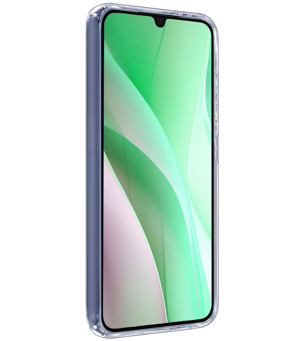 BASEY. Hoes Geschikt voor Samsung A15 Hoesje Siliconen Back Cover Case Met Screenprotector - Hoesje Geschikt voor Samsung Galaxy A15 Hoes Cover Hoesje - Transparant