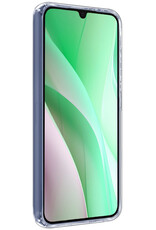 BASEY. Hoes Geschikt voor Samsung A15 Hoesje Siliconen Back Cover Case Met 2x Screenprotector - Hoesje Geschikt voor Samsung Galaxy A15 Hoes Cover Hoesje - Transparant