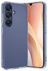 Nomfy Hoesje Geschikt voor Samsung A15 Hoesje Siliconen Cover Case - Hoes Geschikt voor Samsung Galaxy A15 Hoes Back Case - Transparant