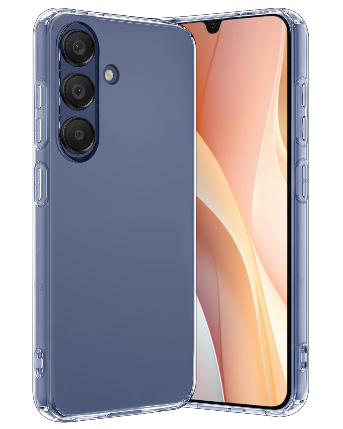 Nomfy Hoesje Geschikt voor Samsung A15 Hoesje Siliconen Cover Case - Hoes Geschikt voor Samsung Galaxy A15 Hoes Back Case - Transparant