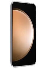 Nomfy Hoesje Geschikt voor Samsung S23 FE Hoesje Siliconen Cover Case - Hoes Geschikt voor Samsung Galaxy S23 FE Hoes Back Case - Transparant