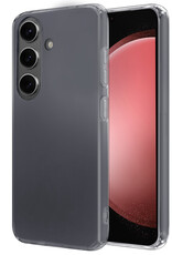 NoXx Hoes Geschikt voor Samsung S23 FE Hoesje Cover Siliconen Back Case Hoes - Transparant