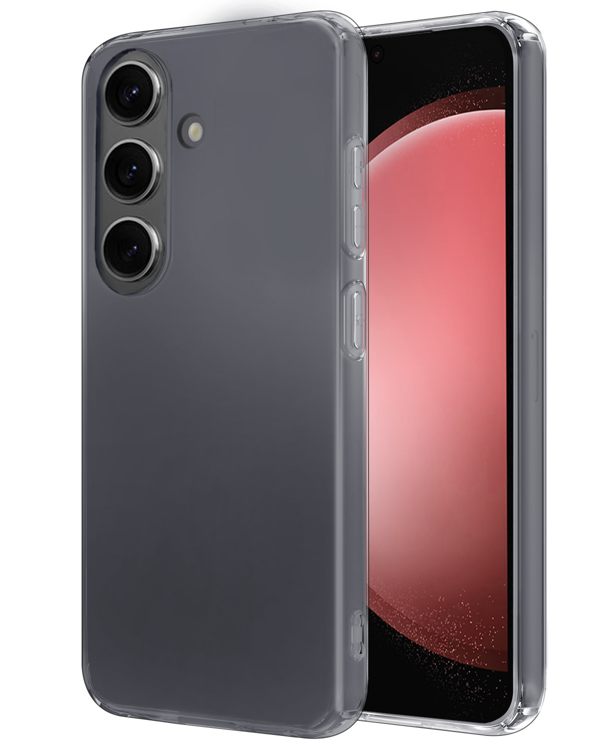 NoXx Hoes Geschikt voor Samsung S23 FE Hoesje Cover Siliconen Back Case Hoes - Transparant