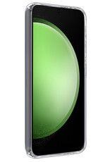 BASEY. Hoes Geschikt voor Samsung S23 FE Hoesje Siliconen Back Cover Case - Hoesje Geschikt voor Samsung Galaxy S23 FE Hoes Cover Hoesje - Transparant