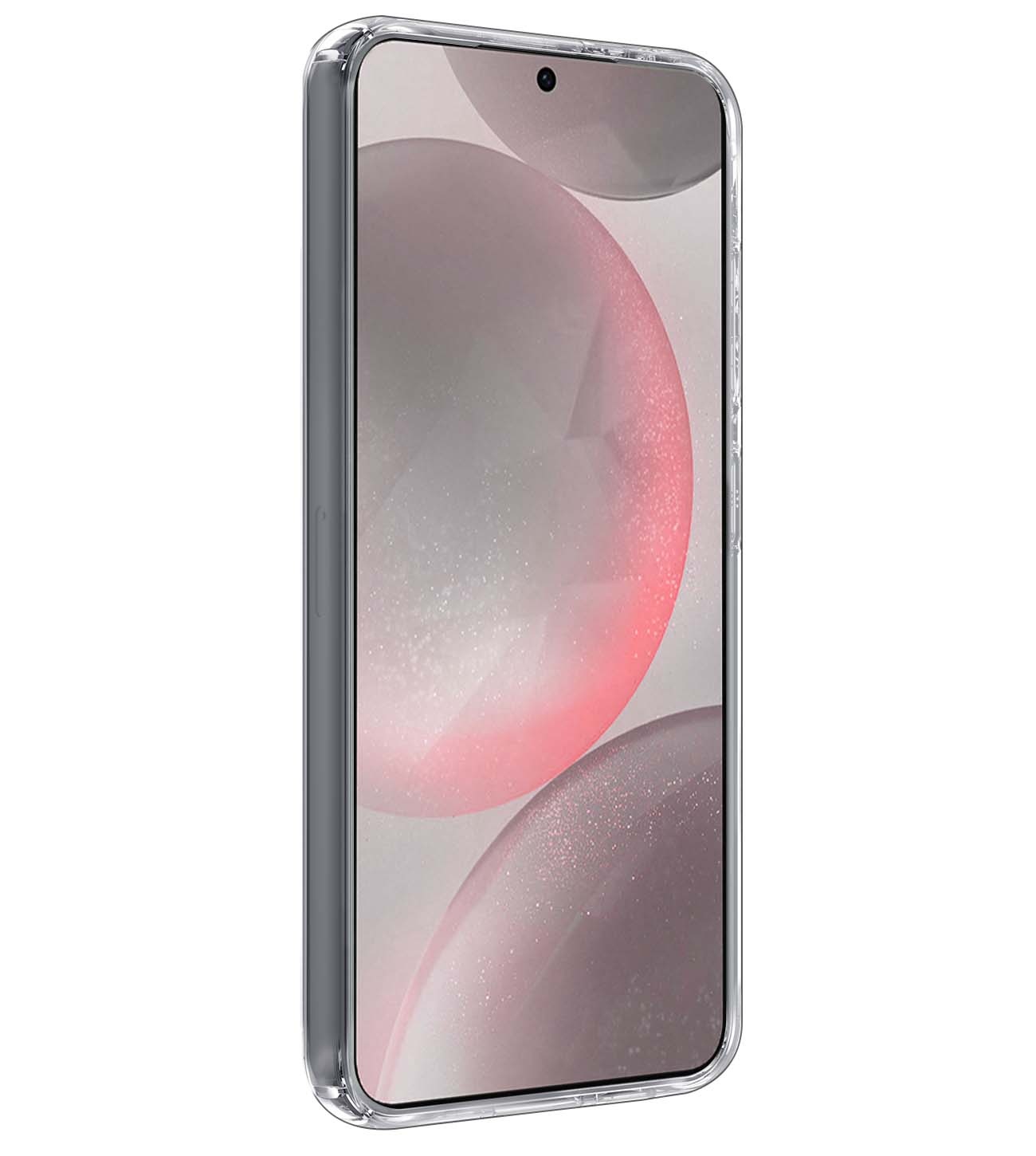 NoXx Hoes Geschikt voor Samsung S24 Hoesje Cover Siliconen Back Case Hoes Met 2x Screenprotector - Transparant