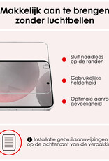 NoXx Hoes Geschikt voor Samsung S24 Hoesje Cover Siliconen Back Case Hoes Met 2x Screenprotector - Transparant