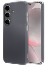 NoXx Hoes Geschikt voor Samsung S24 Plus Hoesje Cover Siliconen Back Case Hoes - Transparant