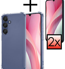 NoXx NoXx Samsung Galaxy A15 Hoesje Shockproof Met 2x Screenprotector