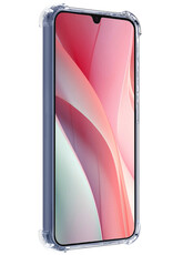 NoXx Hoes Geschikt voor Samsung A15 Hoesje Siliconen Cover Shock Proof Back Case Shockproof Hoes Met 2x Screenprotector - Transparant