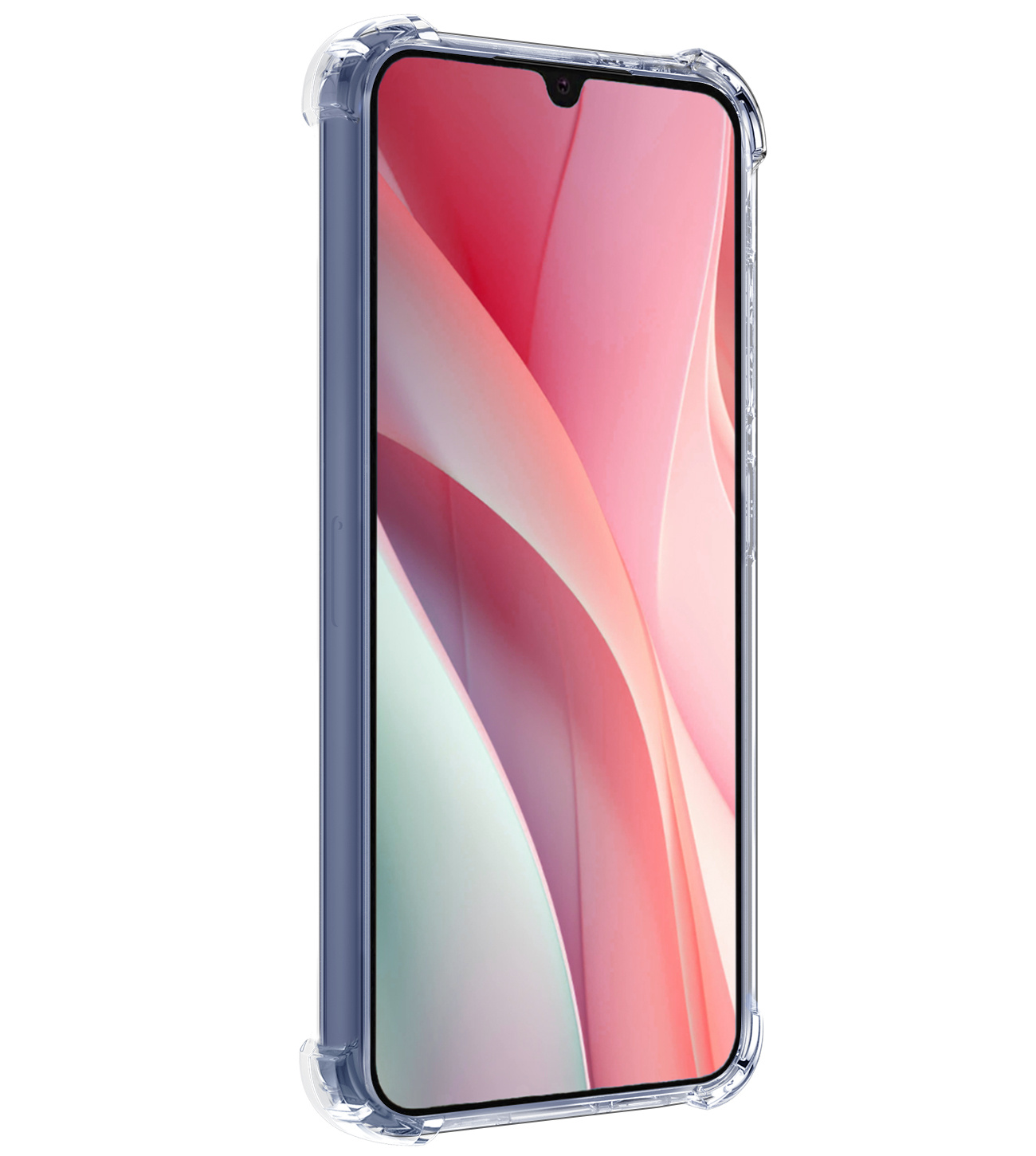 NoXx Hoes Geschikt voor Samsung A15 Hoesje Siliconen Cover Shock Proof Back Case Shockproof Hoes Met 2x Screenprotector - Transparant