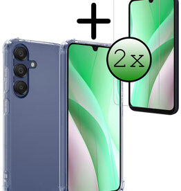 BASEY. BASEY. Samsung Galaxy A15 Hoesje Shockproof Met 2x Screenprotector
