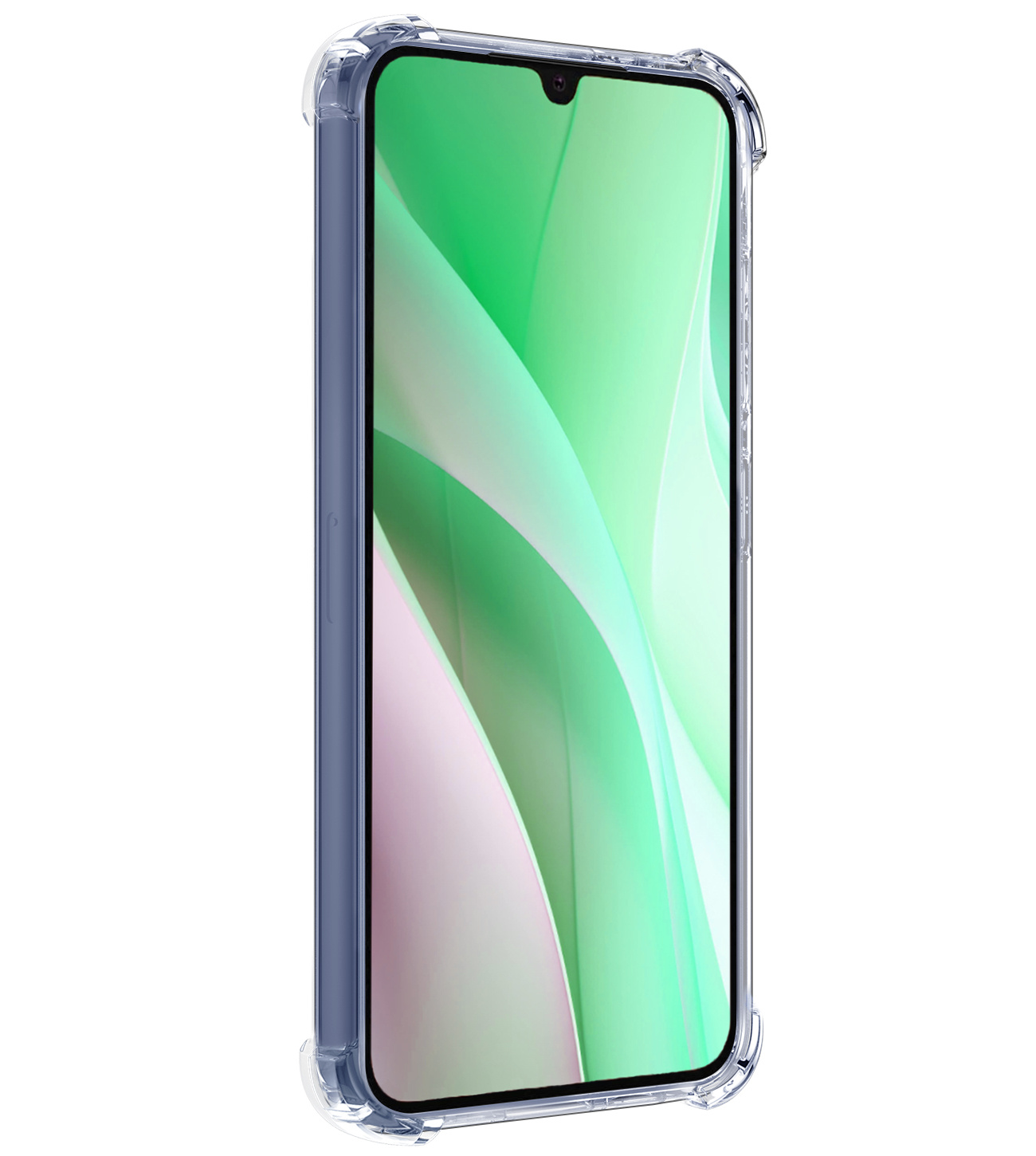 BASEY. Hoes Geschikt voor Samsung A15 Hoesje Shock Proof Case Hoes Siliconen - Hoesje Geschikt voor Samsung Galaxy A15 Hoes Cover Shockproof - Transparant