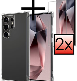 NoXx NoXx Samsung Galaxy S24 Ultra Hoesje Shockproof Met 2x Screenprotector